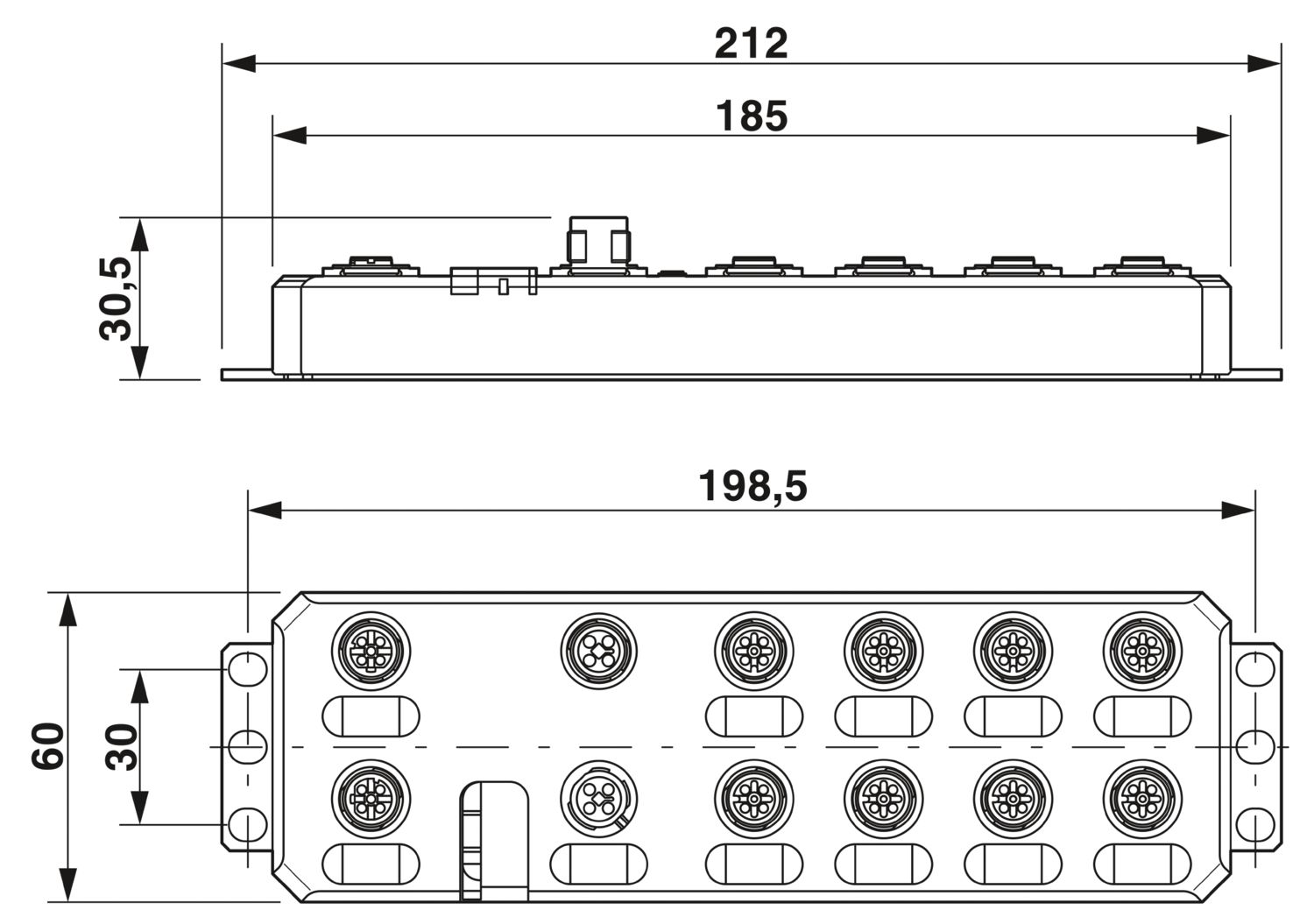 AXL E EIP IOL8 DI4 M12 6P - Communication module - 2701496 AXL E EIP IOL8 DI4 M12 6P - Communication module - 2701496