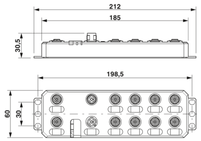 数字量模块-AXL E EC DIO16 M12 6P