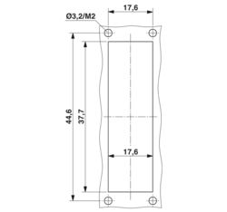 VS-09-A-GC-BU/BU - Panel mounting frames - 1689695 | Phoenix Contact