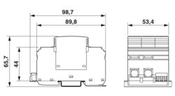 Hauptschalter S1 011/HS-T8/2-D-MRG Unterspannungsauslösung 230V