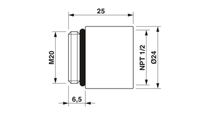 适配器-HC-NPT-1/2-M20
