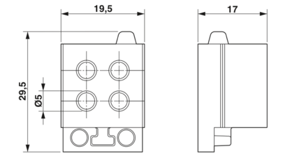 开槽连接块-CES-STPG-GY-4X5