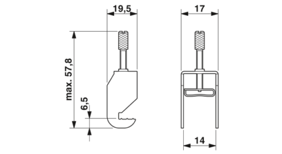 屏蔽端子-SK 14-D VPE 100/1