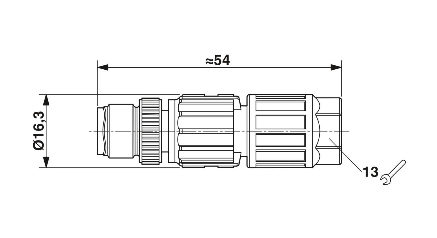 SACC-M12MS-4QO-0,34-M - Connector - 1641691 | Phoenix Contact SACC-M12MS-4QO-0,34-M - Connector - 1641691 | Phoenix Contact