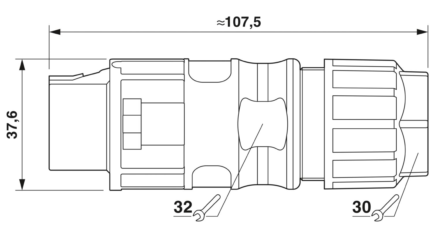 PRC 3-FC-FS6 8-21 - Coupler connector - 1410661 | Phoenix PRC 3-FC-FS6 8-21 - Coupler connector - 1410661 | Phoenix