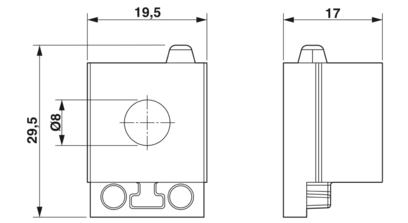 开槽连接块-CES-STPG-GY-8