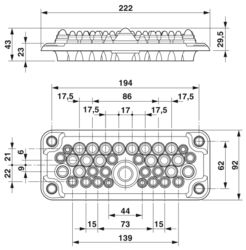 MC-35/37-MULTI-67-PV-LG - Cable feed-through plates - 1415240 