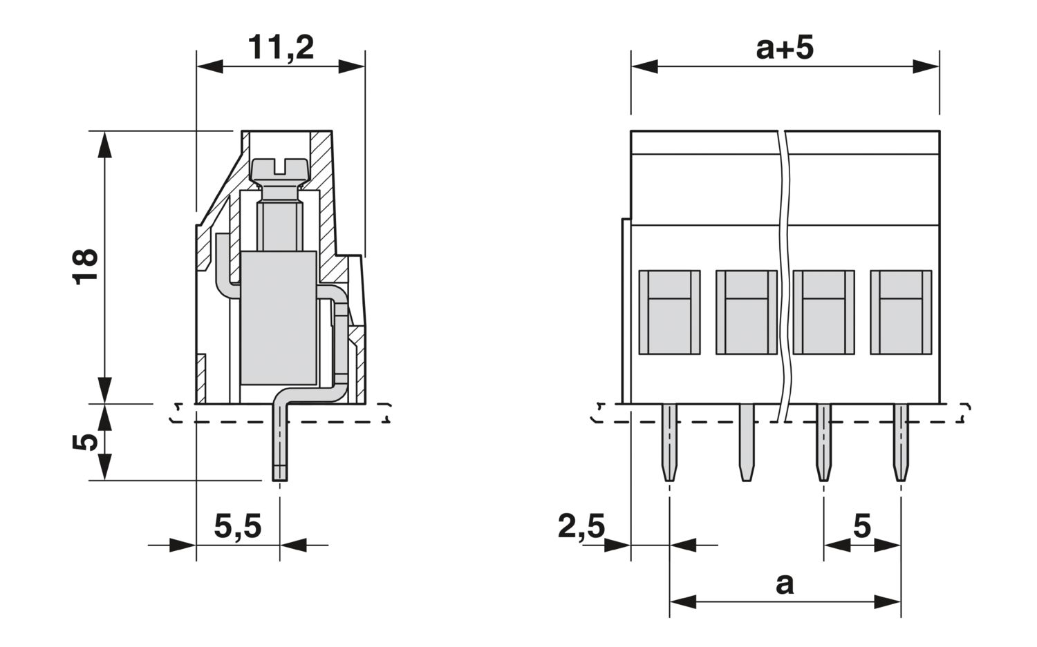 MKDS 3/ 2 BK - PCB terminal block - 1724589 | Phoenix Contact
