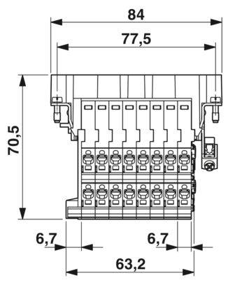 端子式连接器-HC-B 16-A-DT-PEL-M