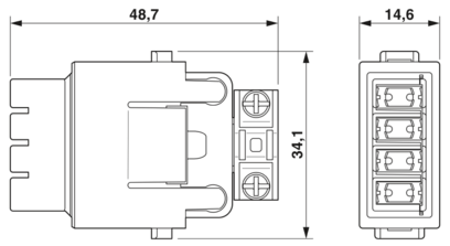 插芯模块-HC-M-08-GBIT-CT-F