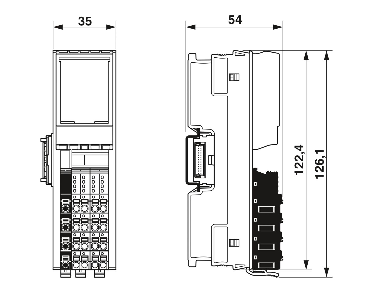 AXL F DI8/1 DO8/1 1H - Digital module - 2701916 | Phoenix AXL F DI8/1 DO8/1 1H - Digital module - 2701916 | Phoenix