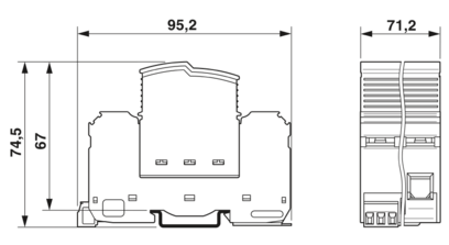1+2 类特殊组合式电涌保护器-FLT-SEC-T1+T2-2IT-350/25-FM