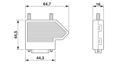 D-SUB总线连接器-SUBCON 15/M-SH