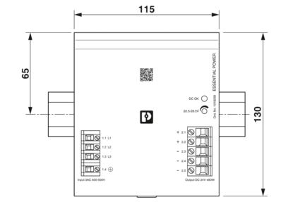 电源-ESSENTIAL-PS/3AC/24DC/480W/EE