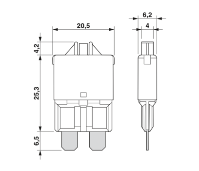 热磁设备断路器-TCP 32DC/20A M