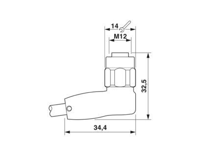 传感器/执行器电缆-SAC-4P-15,0-600/M12FR HD