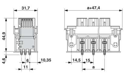 穿墙式连接器-DFK-IPCV 35 HC/ 3-GF-15,00