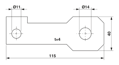 固定板-FLT-ISG-PL-14