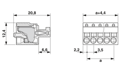 PCB 插拔式连接器-FK-MCP 1,5/ 6-ST-3,5