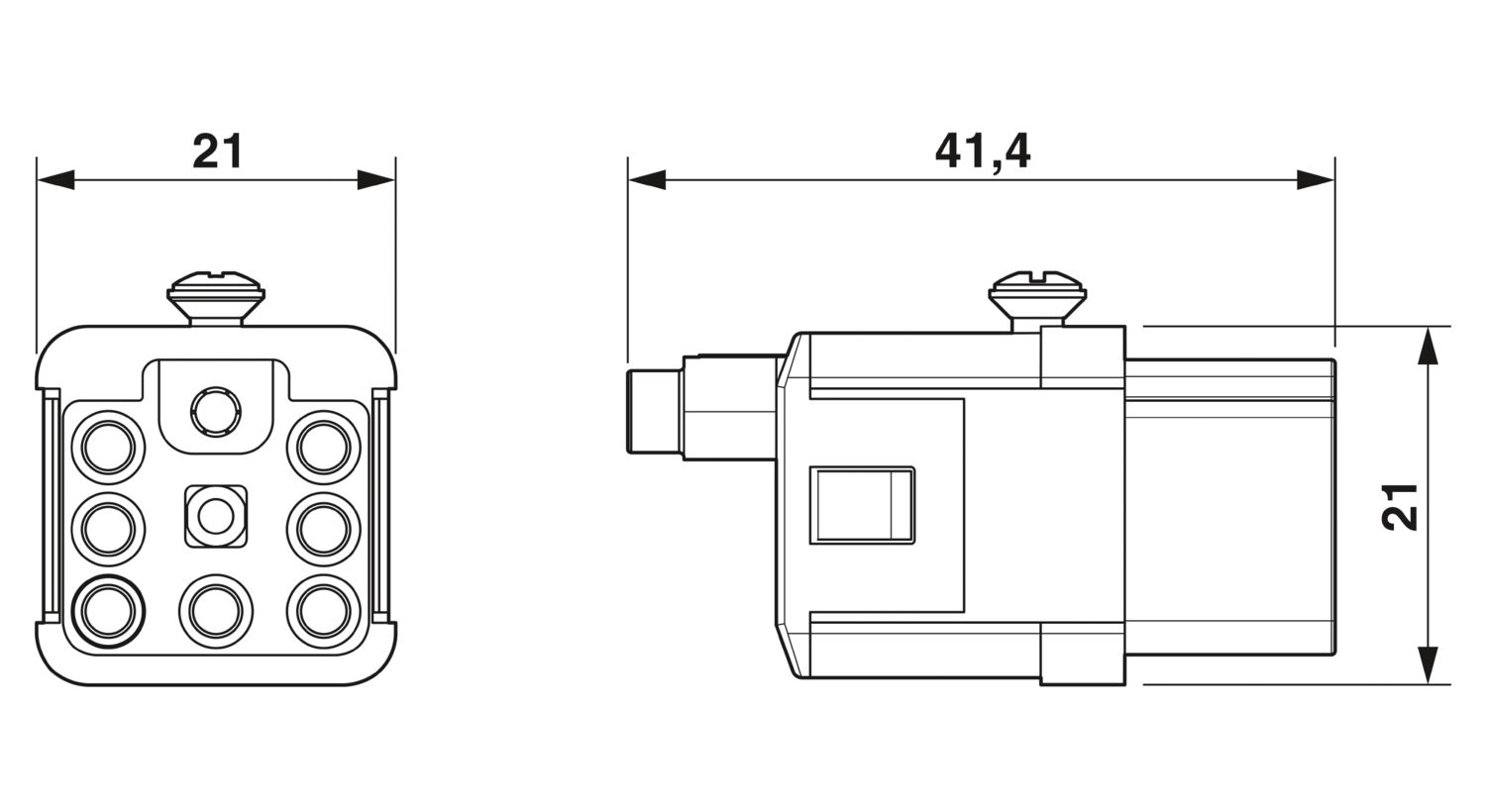 HC-Q07-I-CT-F - Contact insert - 1418623 | Phoenix Contact HC-Q07-I-CT-F - Contact insert - 1418623 | Phoenix Contact