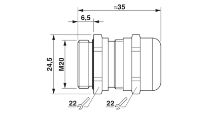 电缆密封-G-INVEN-M20-M67N-NNES-S