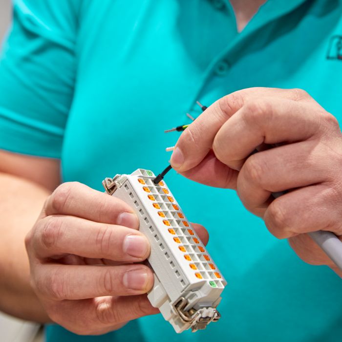 Simple conductor connection with Push-in&nbsp;Technology