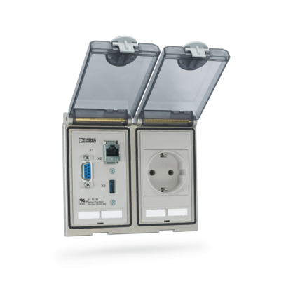 Prises électriques et interfaces de service