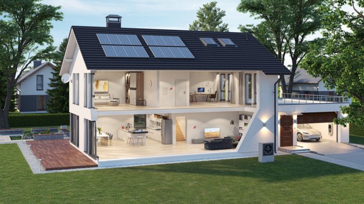 Interactive image map: The FIX block system in building installation