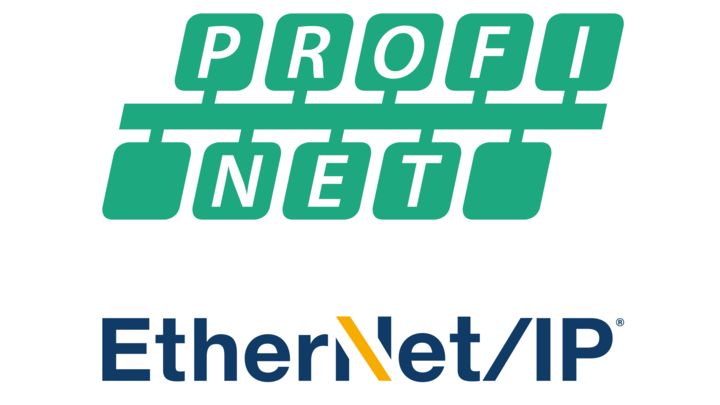 Logo PROFINET et EtherNet/IP™
