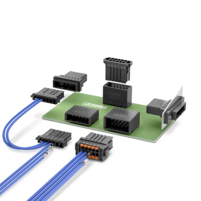 Conectores cable a placa para confecciones