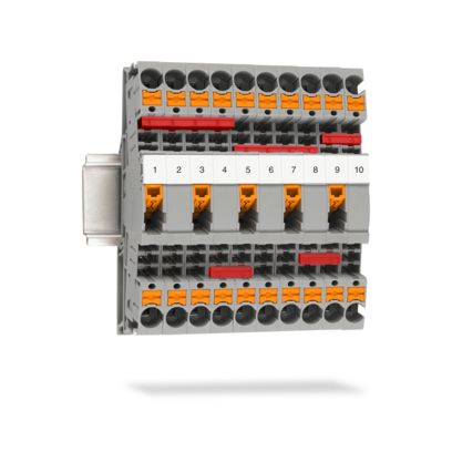 Transformer terminal blocks with various connection technologies