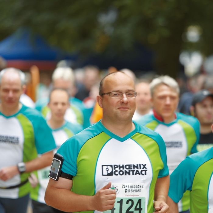 Kollegen bei einer Laufveranstaltung