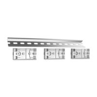RailFIX mounting adapter below a DIN rail