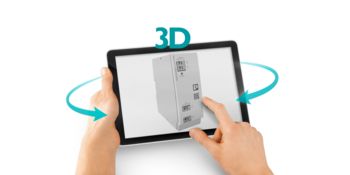 TRIO DC/DC 컨버터의 3D 보기