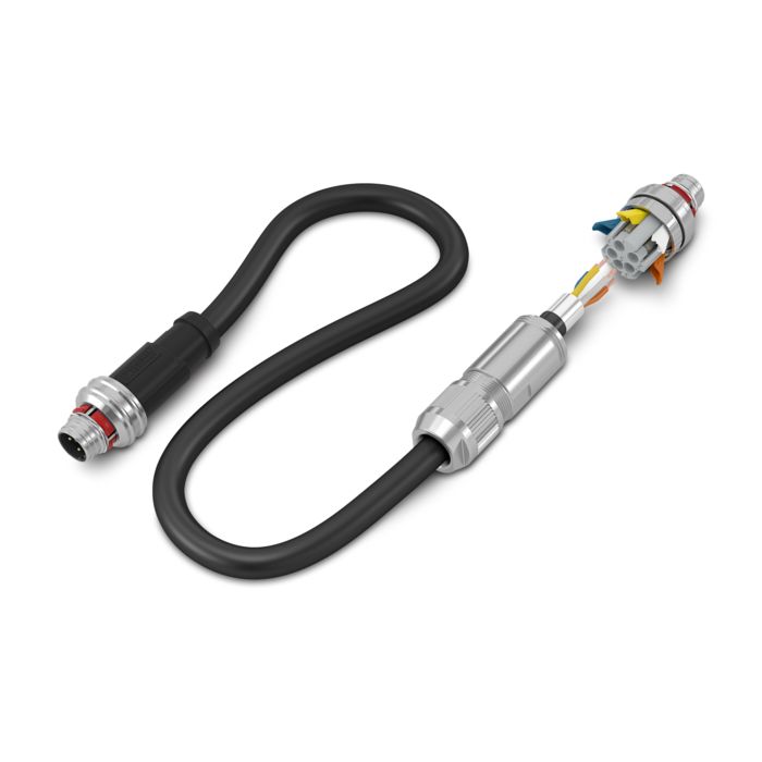 M12 pushpull connectors with internal locking Phoenix Contact