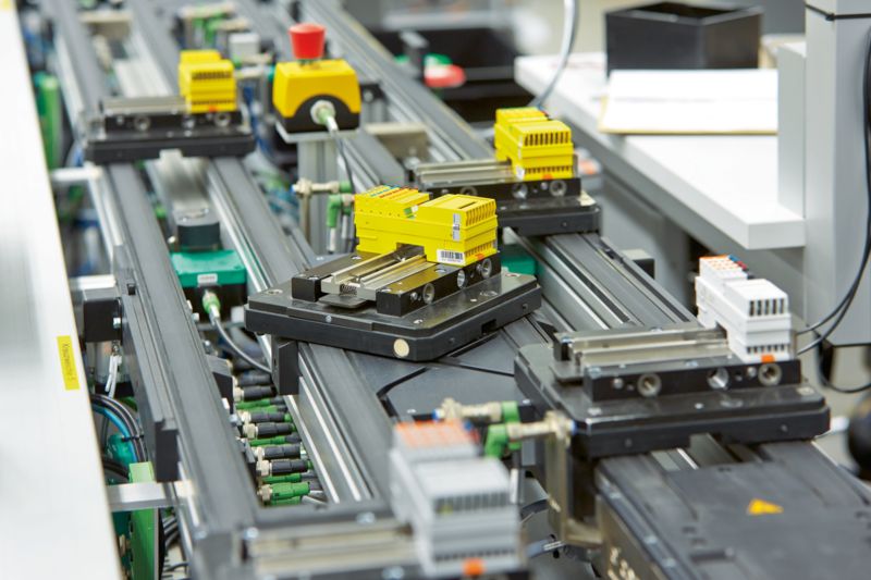 View of a production plant