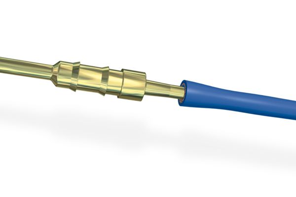 Connessione Pierce di un connettore
