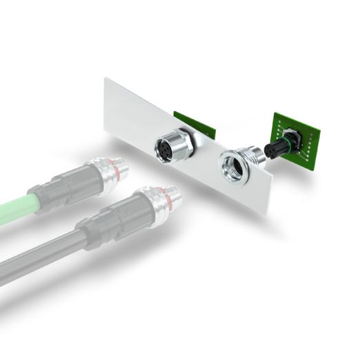 Connettori per dispositivi M12 Push-Pull schermati