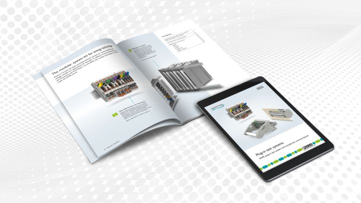 Brochure de produits Prises de test et blocs de jonction de sectionnement à convertisseur de mesure