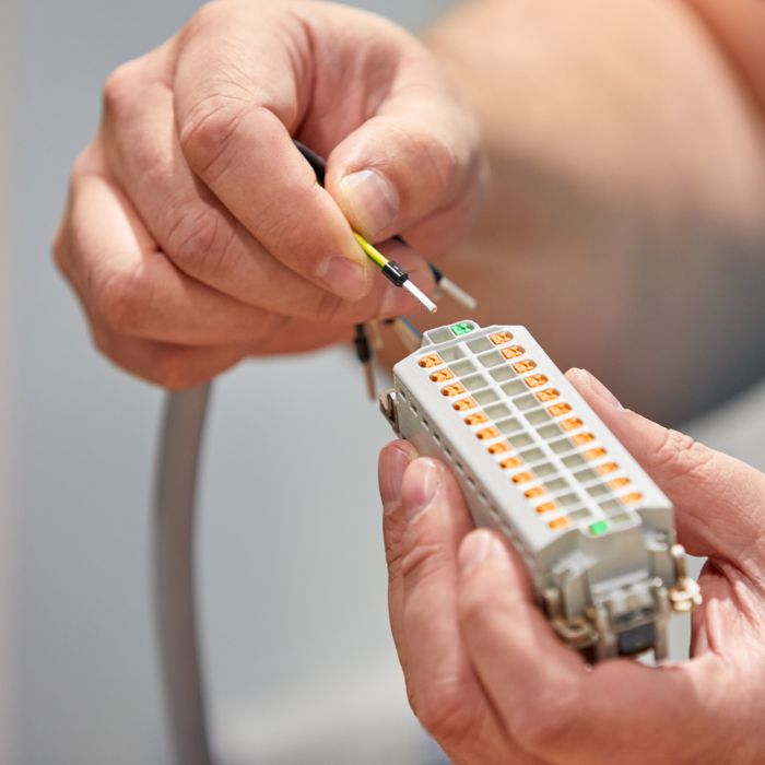 Secure PE connection with Push-in Technology