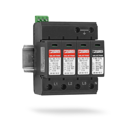1/2类防雷/电涌保护器-VAL-MS-T1/T2 335/12.5/3+1-FM