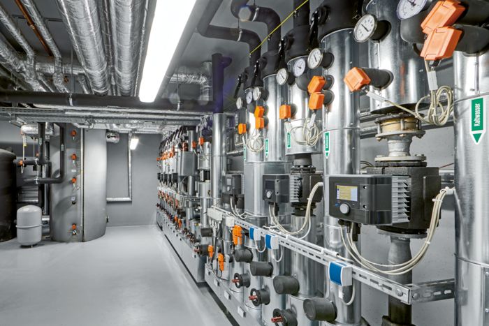 Local technique dans l'automatisation des bâtiments