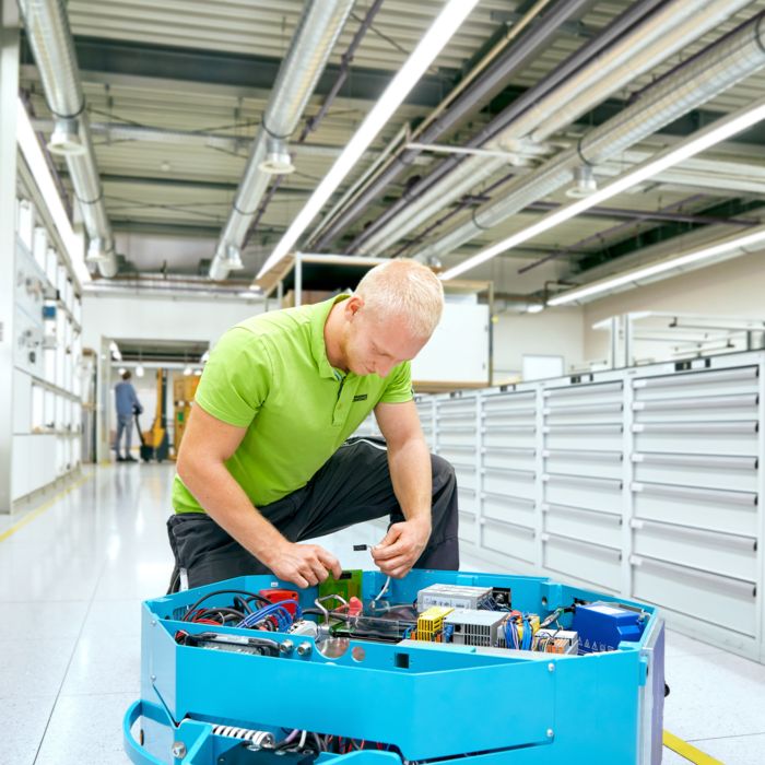 AGV automation and electrification