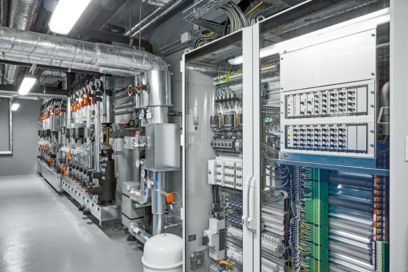Technikraum im Gebäude