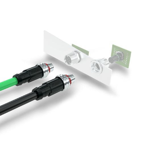 Connettori M12 Push-Pull schermati