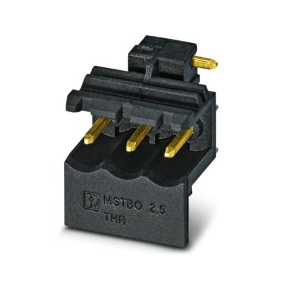 MSTBO 2,5/ 3 G1R THRR44 BK AU - Leiterplatten-Grundleiste