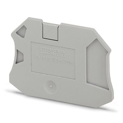 D-UT 2,5/4-TWIN - End cover - 3047141 | Phoenix Contact D-UT 2,5/4-TWIN - End cover - 3047141 | Phoenix Contact