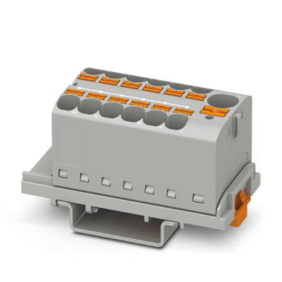 PTFIX 10/12X4-NS35 GY - Verteilerblock