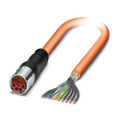 K-8E-M23M8/5,0-H00/OE-C5-SX - Kabelstecker kunststoffumspritzt 