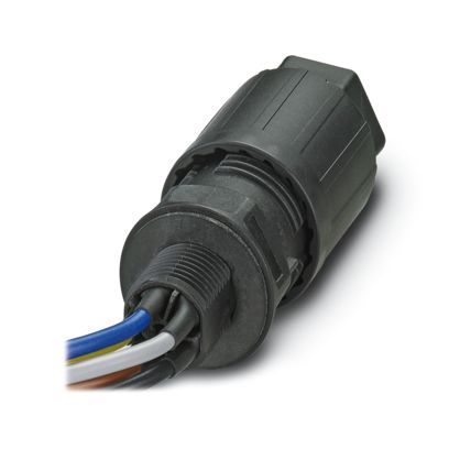 QPD W 4PE2,5 6-11 M25 0,5 BK - Panel feed-through (1582557)